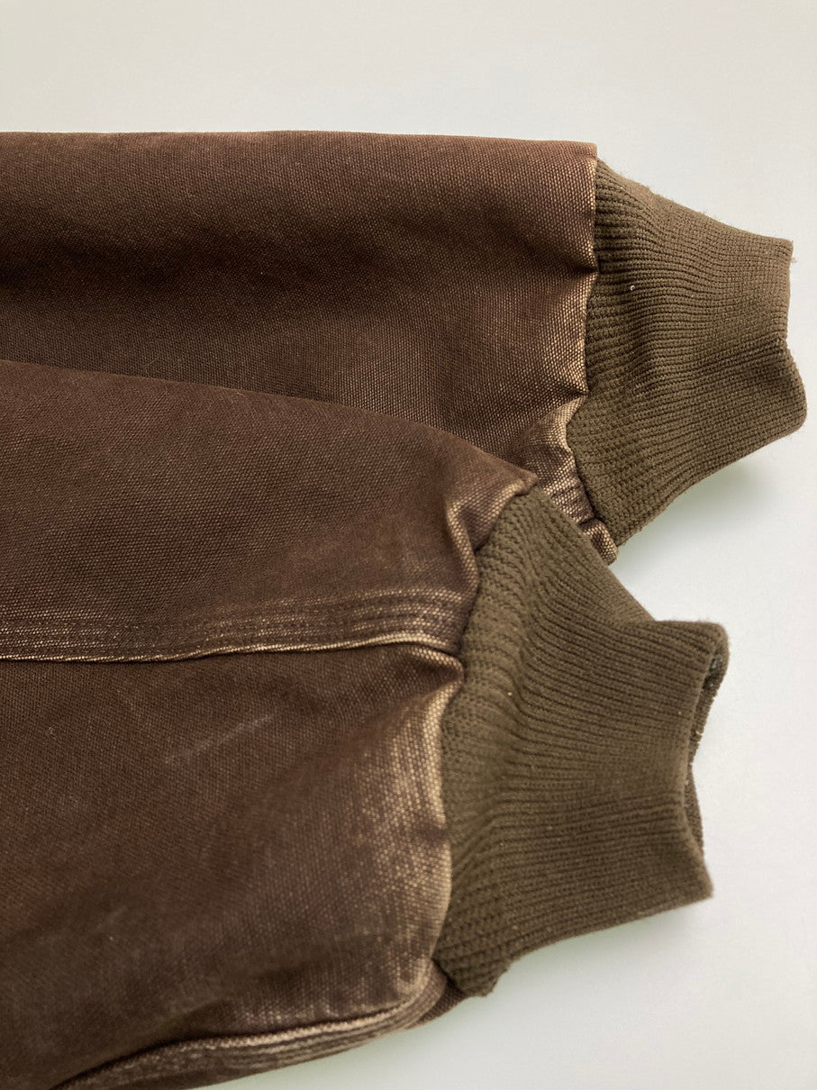 【中古品】【メンズ】 Carhartt カーハート 00S COMPANY LOGO ACTIVE JACKET BROWN アクティブジャケット アウター 146-251114-AS-2-min サイズ：2XL カラー：ブラウン 万代Net店