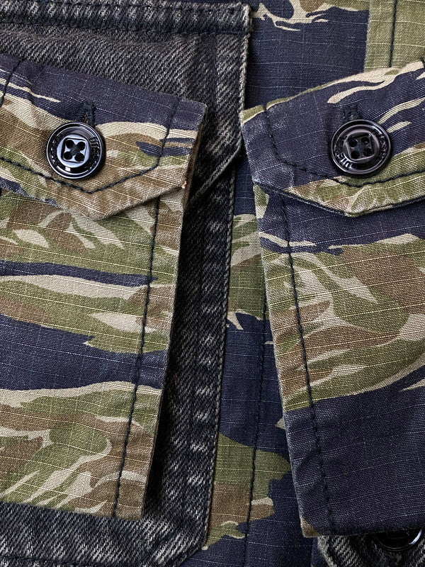 【中古品】【メンズ】 DIESEL ディーゼル 0PBAX S-BUNNELL CMF JACKET ミリタリージャケット アウター 141-251112-jt-24-min サイズ：XS カラー：グリーン系 万代Net店