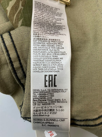 【中古品】【メンズ】 DIESEL ディーゼル 0PBAX S-BUNNELL CMF JACKET ミリタリージャケット アウター 141-251112-jt-24-min サイズ：XS カラー：グリーン系 万代Net店