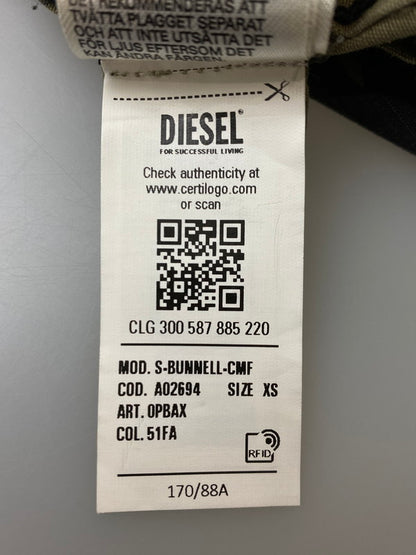 【中古品】【メンズ】 DIESEL ディーゼル 0PBAX S-BUNNELL CMF JACKET ミリタリージャケット アウター 141-251112-jt-24-min サイズ：XS カラー：グリーン系 万代Net店