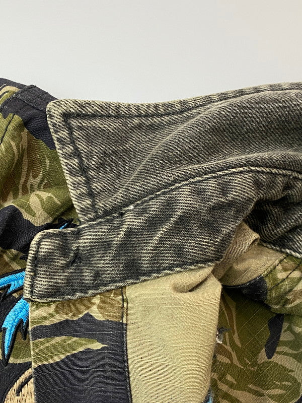 【中古品】【メンズ】 DIESEL ディーゼル 0PBAX S-BUNNELL CMF JACKET ミリタリージャケット アウター 141-251112-jt-24-min サイズ：XS カラー：グリーン系 万代Net店