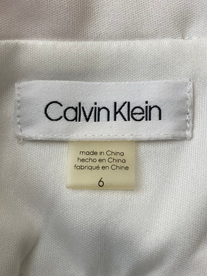 【中古品】【レディース】 CALVIN KLEIN カルバンクライン FLORAL PRINT NS ONE-PIECE フローラルプリント ノースリーブワンピース トップス 170-260327-SH-08-min サイズ：6 カラー：ピンク/ホワイト 万代Net店