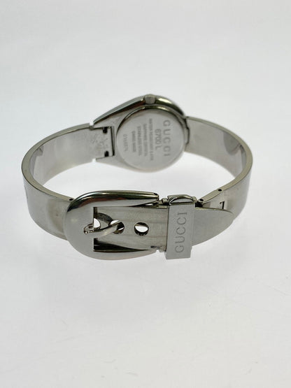 【現状渡し品】【レディース】 GUCCI グッチ BANGLE WATCH 6700L バングルウォッチ 腕時計 197-251212-yn-11-min カラー：シルバー 万代Net店