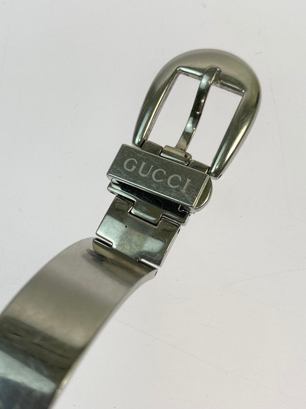 【現状渡し品】【レディース】 GUCCI グッチ BANGLE WATCH 6700L バングルウォッチ 腕時計 197-251212-yn-11-min カラー：シルバー 万代Net店