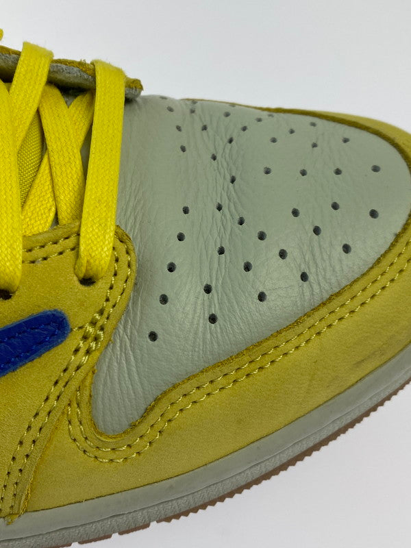 【中古品】【メンズ】 NIKE ナイキ × TRAVIS SCOTT トラビス・スコット 別注 コラボ WMNS AIR JORDAN 1 LOW OG SP CANARY DZ4137-700 ウィメンズ エア ジョーダン 1 ロー オリジナル スニーカー 靴 160-251113-kk-13-min カラー：ANARY/RACER BLUE-LIGHT SILVER 万代Net店