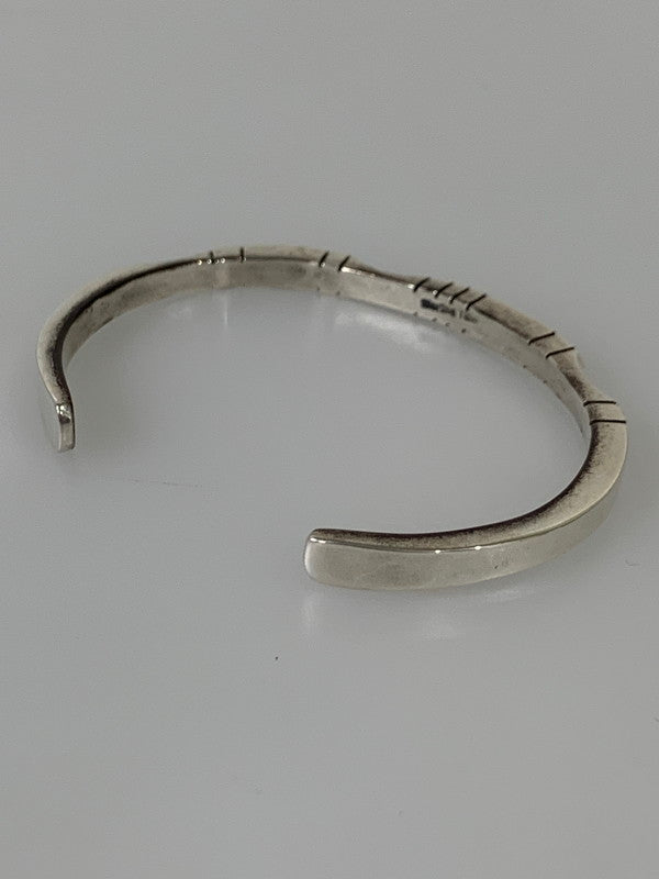 【中古品】【メンズ/レディース】 NAVAJO ナバホ ELAINE TAHE SILVER BANGLE シルバー バングル ナバホ族 インディアン ジュエリー 191-251121-em-02-min カラー：シルバー 万代Net店