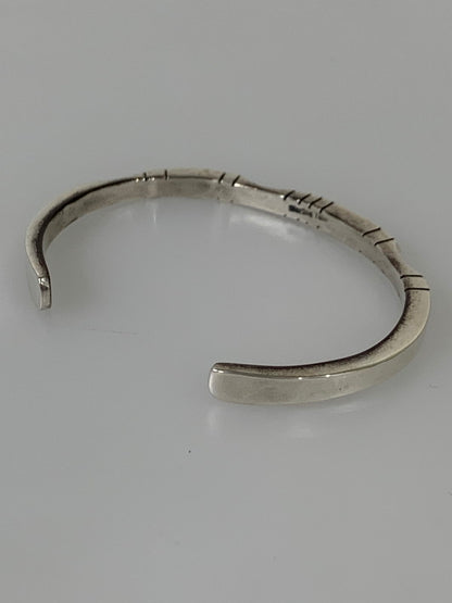 【中古品】【メンズ/レディース】 NAVAJO ナバホ ELAINE TAHE SILVER BANGLE シルバー バングル ナバホ族 インディアン ジュエリー 191-251121-em-02-min カラー：シルバー 万代Net店