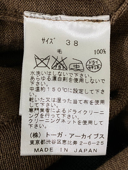 【中古品】【レディース】 TOGA ARCHIVES トーガ アーカイブス WOOL CARDIGAN ウール カーディガン TA52-X0019 トップス 170-260918-hu-26-min サイズ：38 カラー：ブラウン/ピンク 万代Net店