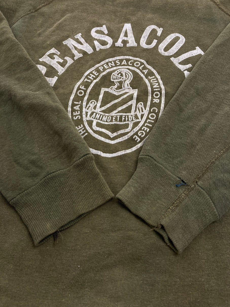 【現状渡し品】【メンズ】 ARTEX アルテックス 60-70S SWEATSHIRT KHAKI スウェットシャツ トレーナー 146-251111-AS-8-min サイズ：XL カラー：カーキ 万代Net店