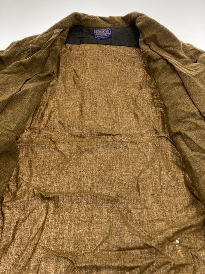 【現状渡し品】【メンズ】 PENDLETON ペンドルトン 60S WOOL OPEN COLAR SHIRT ウール オープンカラーシャツ ロングスリーブ 146-251111-AS-9-min サイズ：L カラー：ブラウン 万代Net店