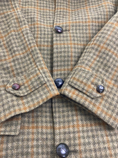 【中古品】【メンズ】 PENDLETON ペンドルトン WOOL CHECK COAT ウールチェックコート アウター 144-251111-AS-17-min サイズ：下記参照 カラー：グリーン/ブラウン 万代Net店