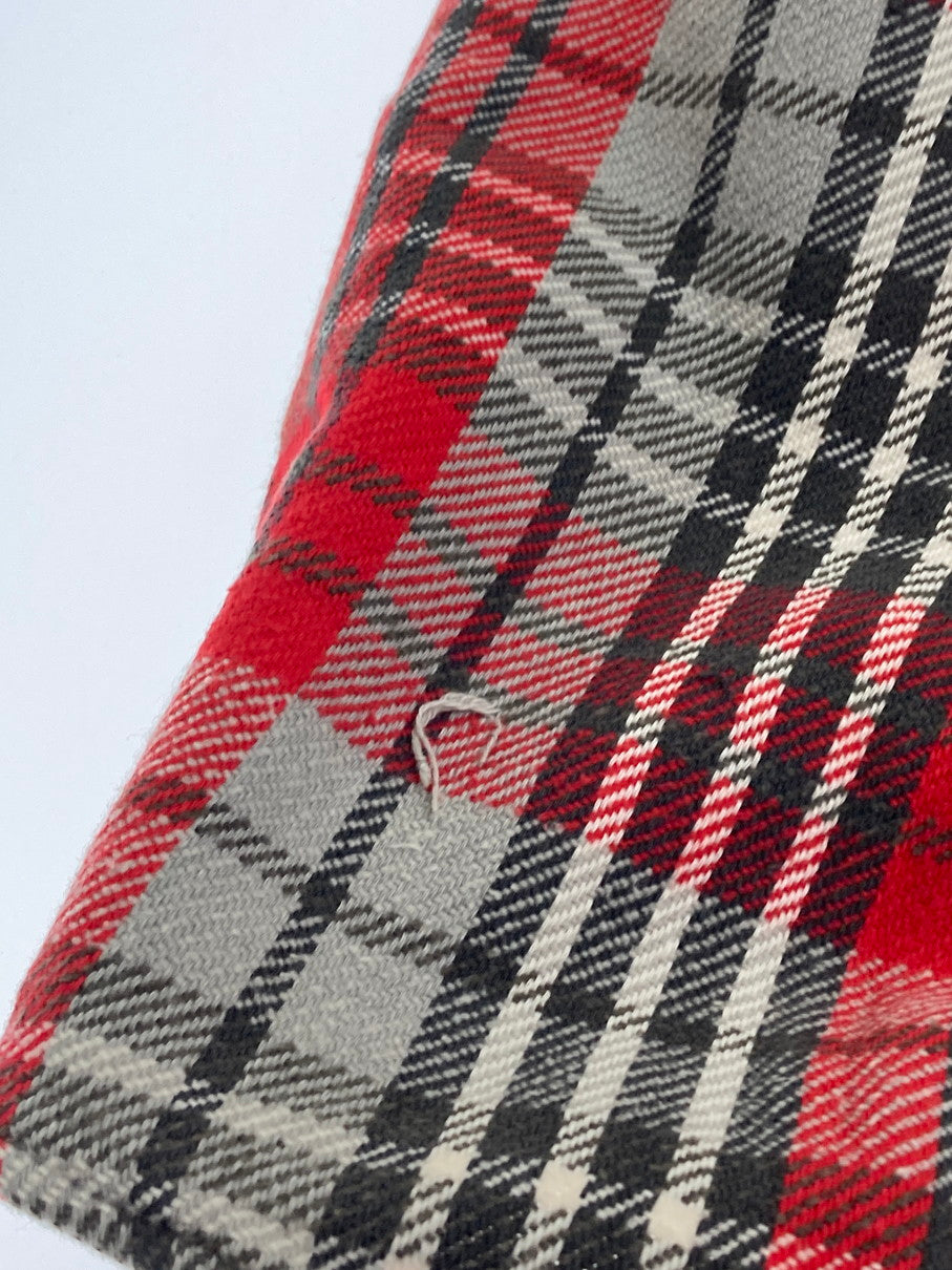 【現状渡し品】【メンズ】 BIG MAC ビックマック 60S CHECK FLANNEL SHIRT チェックフランネルチェック ロングスリーブ 146-251111-AS-11-min サイズ：M カラー：レッド/グレー 万代Net店