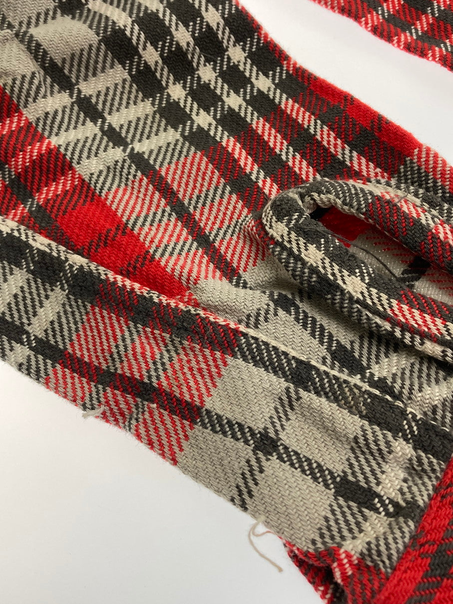 【現状渡し品】【メンズ】 BIG MAC ビックマック 60S CHECK FLANNEL SHIRT チェックフランネルチェック ロングスリーブ 146-251111-AS-11-min サイズ：M カラー：レッド/グレー 万代Net店