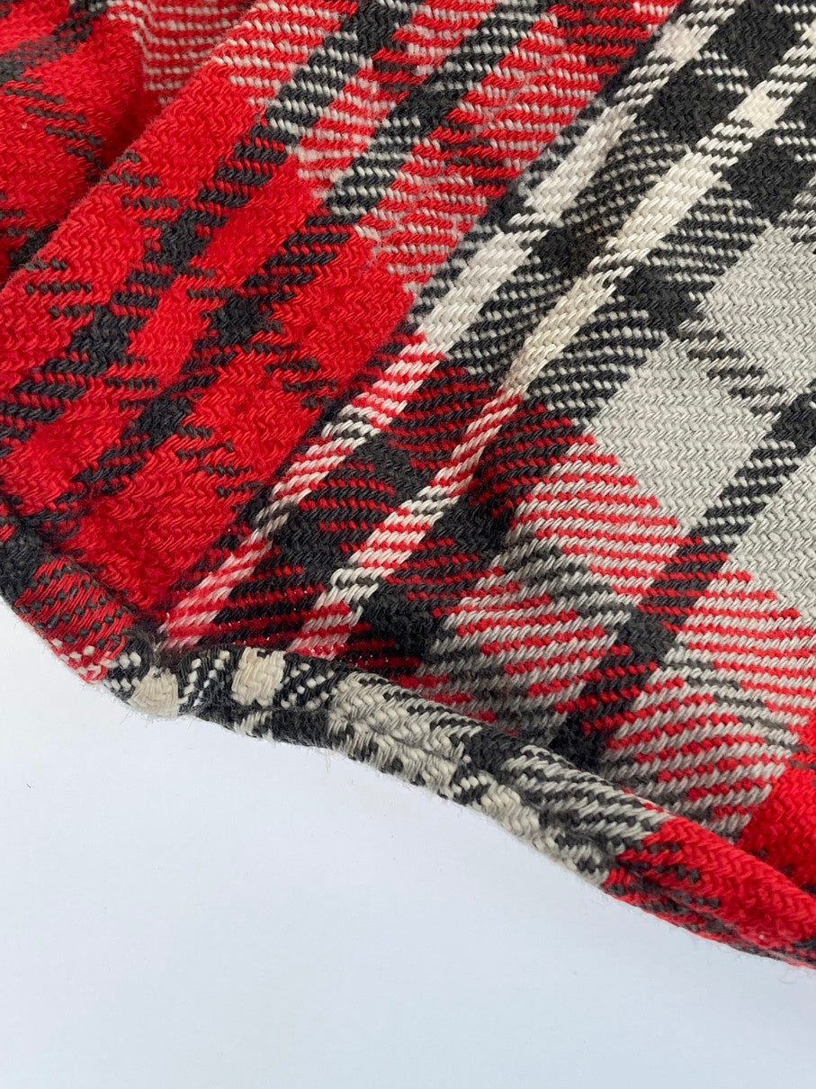 【現状渡し品】【メンズ】 BIG MAC ビックマック 60S CHECK FLANNEL SHIRT チェックフランネルチェック ロングスリーブ 146-251111-AS-11-min サイズ：M カラー：レッド/グレー 万代Net店