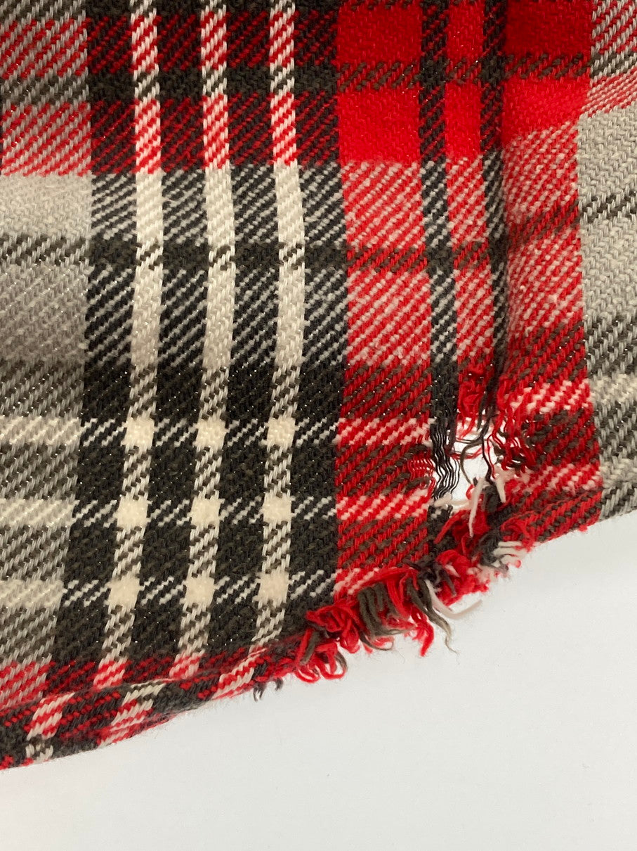 【現状渡し品】【メンズ】 BIG MAC ビックマック 60S CHECK FLANNEL SHIRT チェックフランネルチェック ロングスリーブ 146-251111-AS-11-min サイズ：M カラー：レッド/グレー 万代Net店