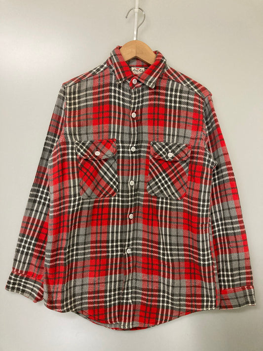 【中古品】【メンズ】 KING KOLE キングコール 60S FLANNEL SHIRT フランネルチェック ロングスリーブ 146-251111-AS-10-min サイズ：下記参照 カラー：レッド/グレー 万代Net店