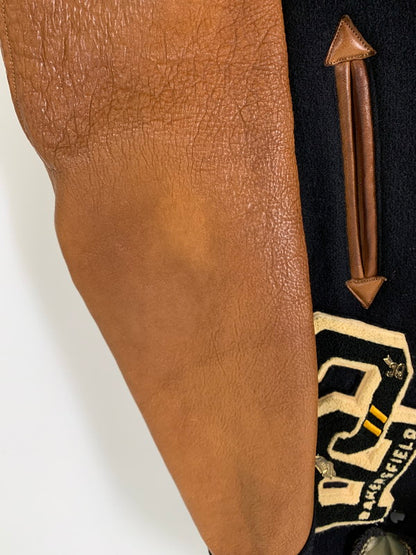 【中古品】【メンズ】 WHITESVILLE ホワイツビル WV12571 AWARD JACKET アワードジャケット アウター 145-251112-ks-26-min サイズ：36 カラー：ブラック 万代Net店