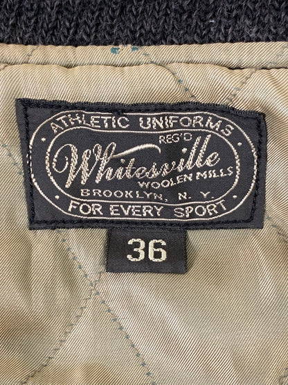 【中古品】【メンズ】 WHITESVILLE ホワイツビル WV12571 AWARD JACKET アワードジャケット アウター 145-251112-ks-26-min サイズ：36 カラー：ブラック 万代Net店