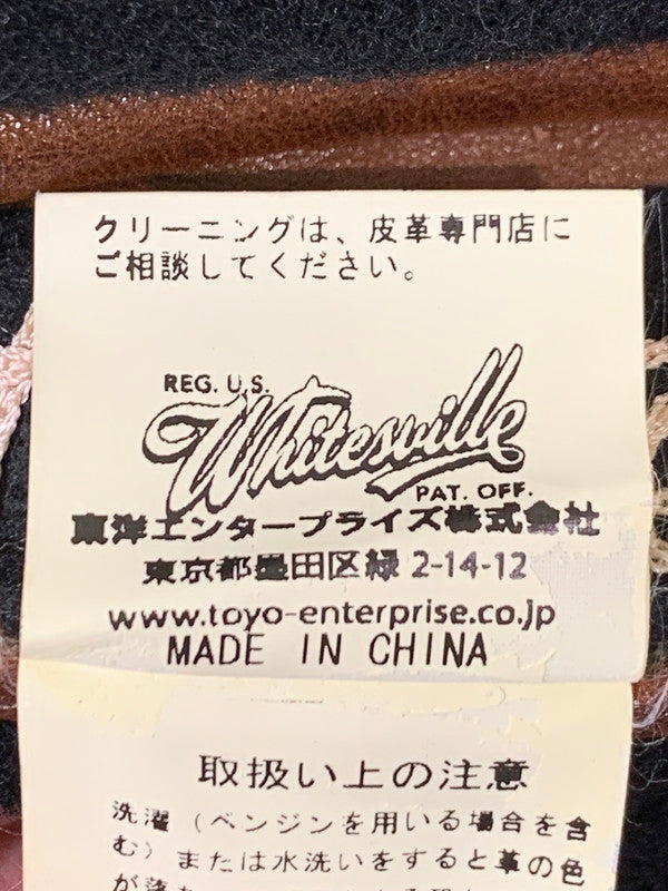 【中古品】【メンズ】 WHITESVILLE ホワイツビル WV12571 AWARD JACKET アワードジャケット アウター 145-251112-ks-26-min サイズ：36 カラー：ブラック 万代Net店