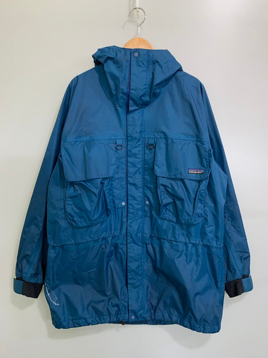 【現状渡し品】【メンズ】 patagonia パタゴニア 81810 91年 SST LONG TYPE F1 FLY FISHING WADING JACKET フィッシングウエイディングジャケット アウター 144-251112-ks-23-min サイズ：L カラー：ブルー 万代Net店