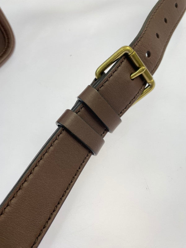 【中古品】【メンズ/レディース】 COACH コーチ LEATHER WAIST BAG 70989 レザー ウエスト バッグ ボディバッグ レガシー 180-251130-em-13-min カラー：ブラウン 万代Net店