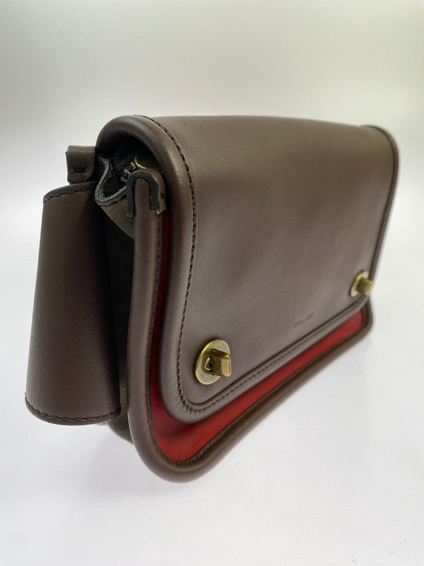 【中古品】【メンズ/レディース】 COACH コーチ LEATHER WAIST BAG 70989 レザー ウエスト バッグ ボディバッグ レガシー 180-251130-em-13-min カラー：ブラウン 万代Net店
