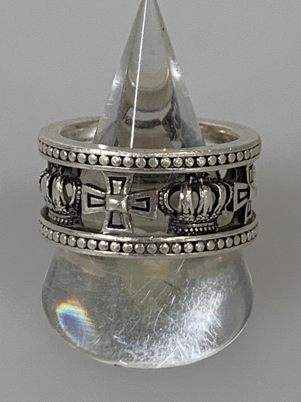 【中古品】【メンズ/レディース】 JUSTIN DAVIS ジャスティン デイビス MEDIEVAL WEDDING BAND RING メディーバル ウェディング バンド リング 指輪 シルバー925 193-251121-em-03-min カラー：シルバー 万代Net店