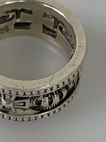 【中古品】【メンズ/レディース】 JUSTIN DAVIS ジャスティン デイビス MEDIEVAL WEDDING BAND RING メディーバル ウェディング バンド リング 指輪 シルバー925 193-251121-em-03-min カラー：シルバー 万代Net店