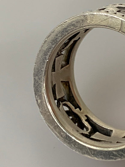 【中古品】【メンズ/レディース】 JUSTIN DAVIS ジャスティン デイビス MEDIEVAL WEDDING BAND RING メディーバル ウェディング バンド リング 指輪 シルバー925 193-251121-em-03-min カラー：シルバー 万代Net店