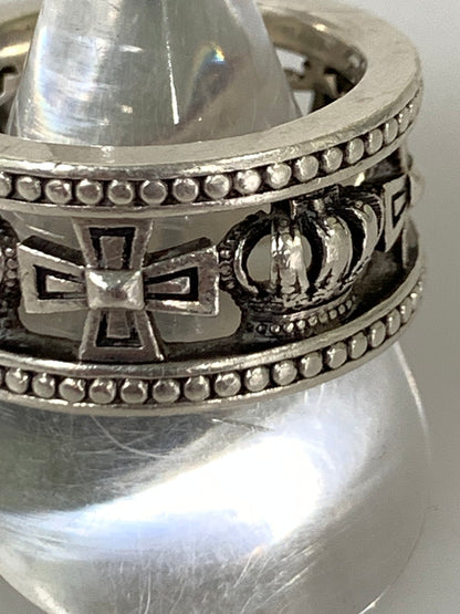 【中古品】【メンズ/レディース】 JUSTIN DAVIS ジャスティン デイビス MEDIEVAL WEDDING BAND RING メディーバル ウェディング バンド リング 指輪 シルバー925 193-251121-em-03-min カラー：シルバー 万代Net店