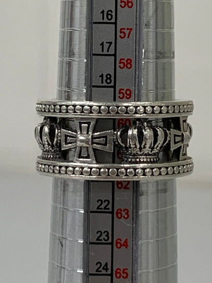 【中古品】【メンズ/レディース】 JUSTIN DAVIS ジャスティン デイビス MEDIEVAL WEDDING BAND RING メディーバル ウェディング バンド リング 指輪 シルバー925 193-251121-em-03-min カラー：シルバー 万代Net店