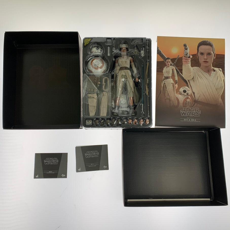 【現状渡し品】 レイ＆BB-8 2体セット スター・ウォーズ エピソード7/フォースの覚醒　ムービー・マスターピース 1/6 アクションフィギュア 055-260702-ta-02-min 万代Net店