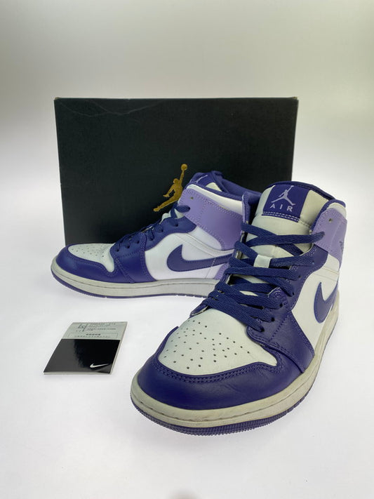 【中古品】【メンズ】 NIKE ナイキ AIR JORDAN 1 MID DQ8426-515 エア ジョーダン 1 ミッド スニーカー 靴 160-251113-kk-15-min カラー：SKY J PURPLE/SKY J PURPLE/WHITE 万代Net店