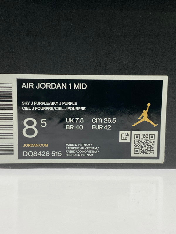 【中古品】【メンズ】 NIKE ナイキ AIR JORDAN 1 MID DQ8426-515 エア ジョーダン 1 ミッド スニーカー 靴 160-251113-kk-15-min カラー：SKY J PURPLE/SKY J PURPLE/WHITE 万代Net店