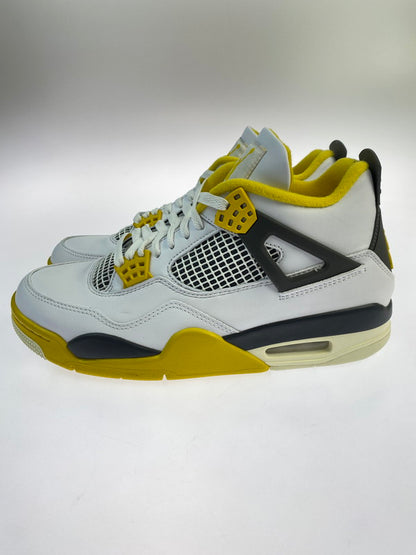 【中古品】【メンズ】 NIKE ナイキ WMNS AIR JORDAN 4 RETRO AQ9129-101 ウィメンズ エア ジョーダン 4 レトロ スニーカー 靴 160-251113-kk-17-min カラー：WHITE/COCONUT MILK-VIVID SULFUR 万代Net店