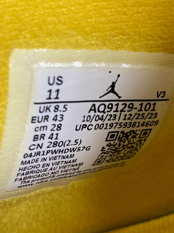 【中古品】【メンズ】 NIKE ナイキ WMNS AIR JORDAN 4 RETRO AQ9129-101 ウィメンズ エア ジョーダン 4 レトロ スニーカー 靴 160-251113-kk-17-min カラー：WHITE/COCONUT MILK-VIVID SULFUR 万代Net店