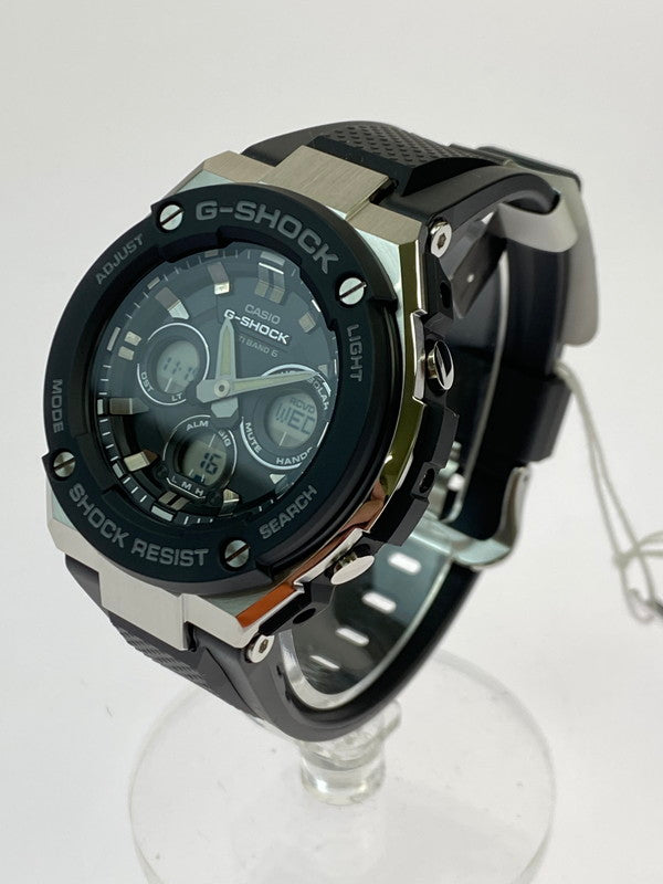 【中古美品】【メンズ】 G-SHOCK ジーショック DIGITAL ANALOG GST-W300-1AJF MID SIZE SERIES デジタル アナログ 腕時計 メンズ ウォッチ カシオ 196-251121-em-12-min カラー：ブラック 万代Net店