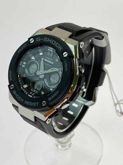 【中古美品】【メンズ】 G-SHOCK ジーショック DIGITAL ANALOG GST-W300-1AJF MID SIZE SERIES デジタル アナログ 腕時計 メンズ ウォッチ カシオ 196-251121-em-12-min カラー：ブラック 万代Net店