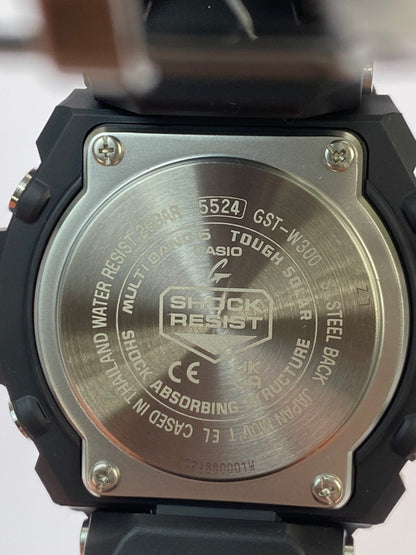 【中古美品】【メンズ】 G-SHOCK ジーショック DIGITAL ANALOG GST-W300-1AJF MID SIZE SERIES デジタル アナログ 腕時計 メンズ ウォッチ カシオ 196-251121-em-12-min カラー：ブラック 万代Net店