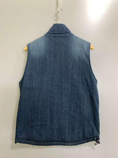 【中古品】【メンズ】 WILD THINGS ワイルドシングス PRIMALOFT REVERSIBLE VEST プリマロフト リバーシブル ベスト メンズ アウター デニム 144-260702-hu-33-min サイズ：Ｓ カラー：インディゴ/カーキ 万代Net店
