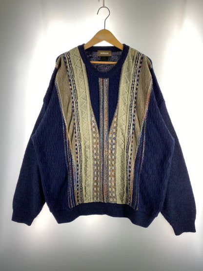 【中古品】【メンズ】 BARRAGE 3D KNIT 3Dニット トップス 146-260109-yn-26-min サイズ：XXL カラー：ネイビー 万代Net店