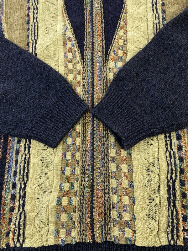 【中古品】【メンズ】 BARRAGE 3D KNIT 3Dニット トップス 146-260109-yn-26-min サイズ：XXL カラー：ネイビー 万代Net店