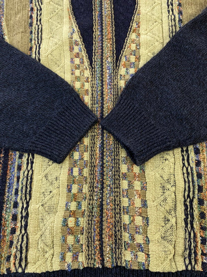 【中古品】【メンズ】 BARRAGE 3D KNIT 3Dニット トップス 146-260109-yn-26-min サイズ：XXL カラー：ネイビー 万代Net店