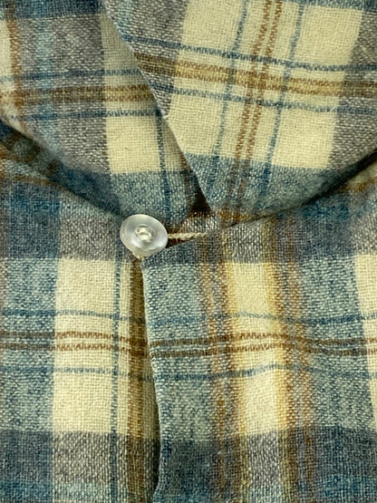 【現状渡し品】【メンズ】 PENDLETON ペンドルトン 70S WOOL PLAID LOOP SHIRT シャツ トップス 146-251116-zi-30-min サイズ：L カラー：ライトブルー/ベージュ 万代Net店