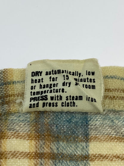 【現状渡し品】【メンズ】 PENDLETON ペンドルトン 70S WOOL PLAID LOOP SHIRT シャツ トップス 146-251116-zi-30-min サイズ：L カラー：ライトブルー/ベージュ 万代Net店