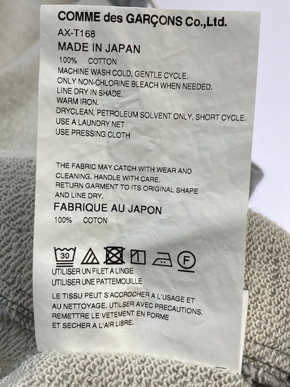 【中古品】【メンズ】 PLAY COMME des GARCONS プレイコムデギャルソン ZIP-UP HOODIE WITH RED EMBLEM AX-T168 AD2024/4 ジップアップフーディー ウィズ レッドエンブレム トップス パーカー 140-251120-kk-05-min サイズ：M カラー：グレー 万代Net店