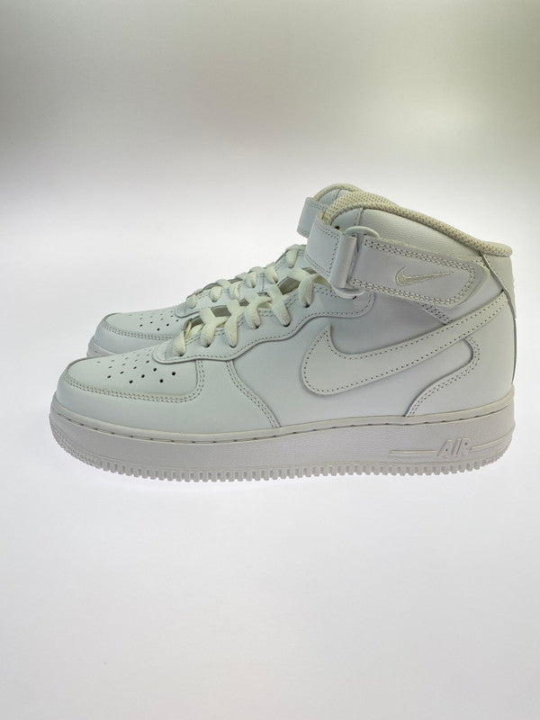 【中古美品】【メンズ】 NIKE ナイキ AIR FORCE 1 MID ’07 CW2289-111 エアフォース1 ミッド スニーカー 靴 160-251120-kk-24-min カラー：WHITE/WHITE 万代Net店