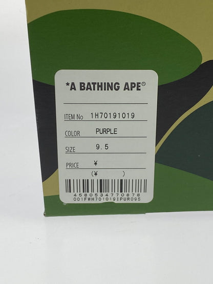 【中古美品】【メンズ】 A BATHING APE アベイシングエイプ 21AW BAPE STA 93 HI HALLOWEEN 0ZXSH291016WH ベイプスタ 93 ハイ ハロウィーン スニーカー 靴 162-251113-kk-18-min カラー：PURPLE 万代Net店