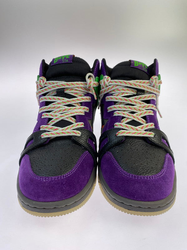 【中古美品】【メンズ】 A BATHING APE アベイシングエイプ 21AW BAPE STA 93 HI HALLOWEEN 0ZXSH291016WH ベイプスタ 93 ハイ ハロウィーン スニーカー 靴 162-251113-kk-18-min カラー：PURPLE 万代Net店