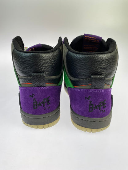 【中古美品】【メンズ】 A BATHING APE アベイシングエイプ 21AW BAPE STA 93 HI HALLOWEEN 0ZXSH291016WH ベイプスタ 93 ハイ ハロウィーン スニーカー 靴 162-251113-kk-18-min カラー：PURPLE 万代Net店